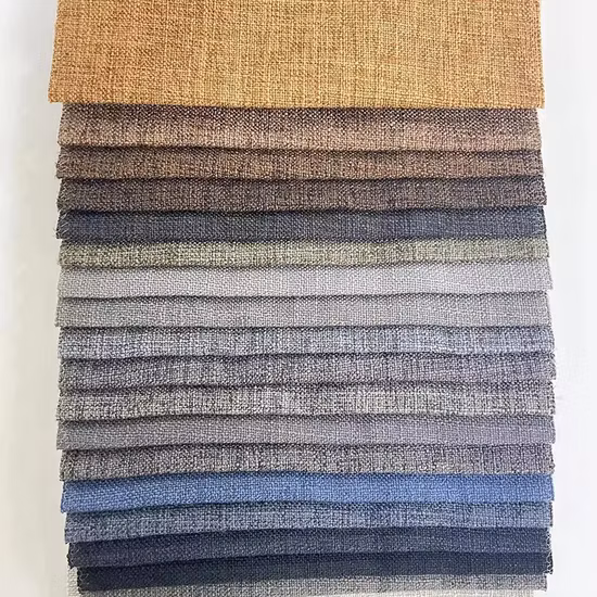 El cojín de lujo de terciopelo más vendido, tejido de poliéster para tapicería de lino sintético de terciopelo para coche