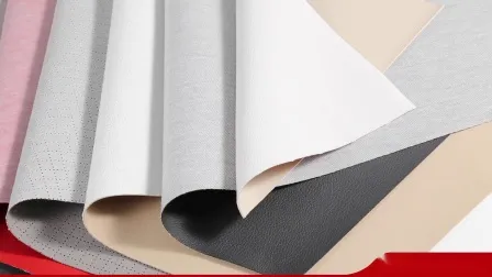 PVC/PU cubiertas sintéticas artificiales de cuero para bolsos