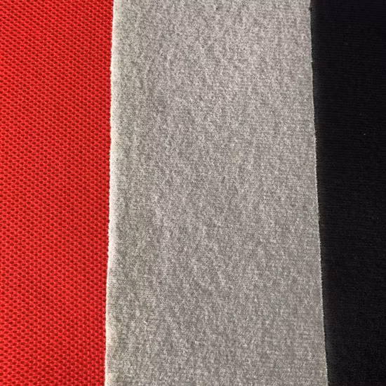 2022 Tela laminada de espuma o tejido compuesto de terciopelo y tejido de bucle con esponja